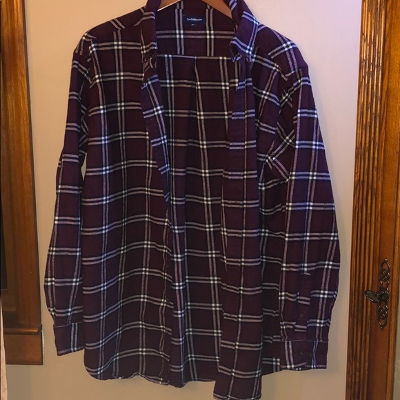 croft & barrow Other - Men’s Maroon & Blue Flannel